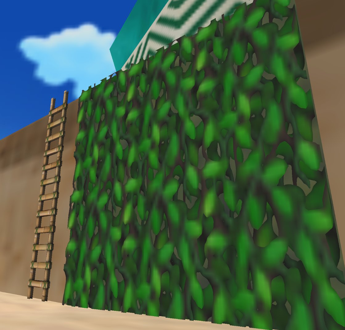 The cool thing about solodev is that when ladder animations are driving you crazy, you can just do something else for a while. Here's a vine-wall