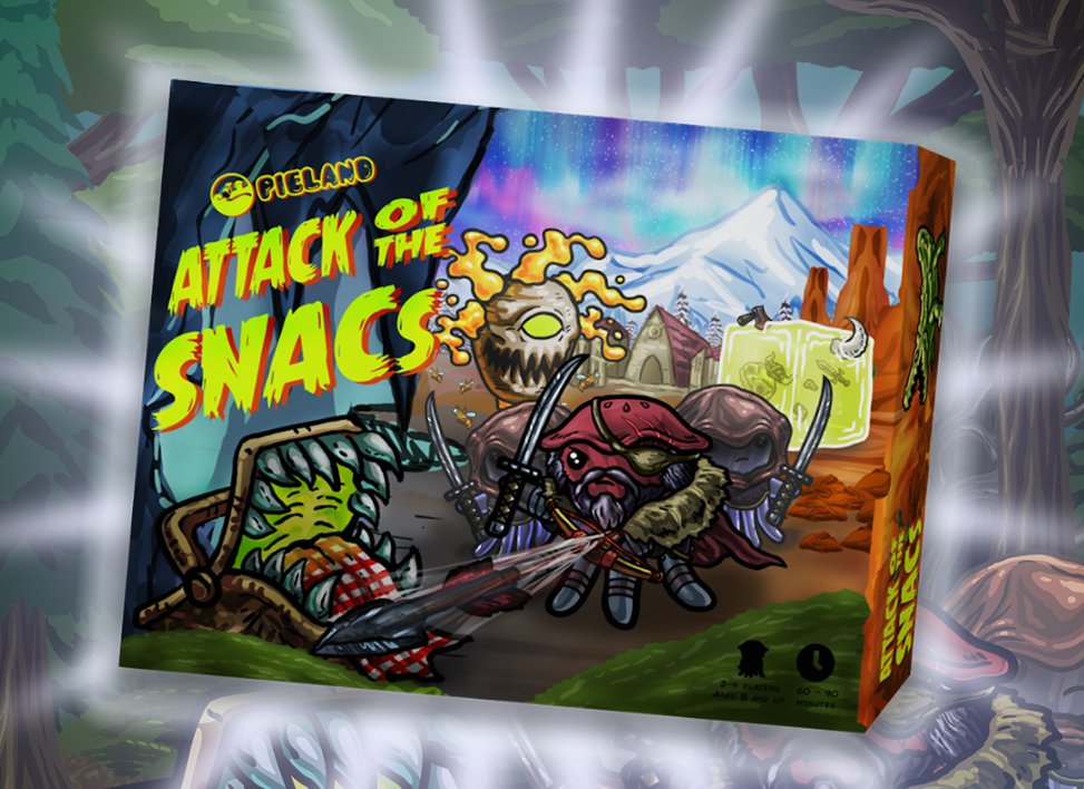 eldumbo's tweet image. The @PielandWorld team have been hard at work designing, building, and testing the Pieland Board Game - Attack Of The SNACs! 👀👀

Seeing AOTS come to life from an early concept to a fully-fledged game has been so cool. From play tests so far, the game has been a hit! Now we just…