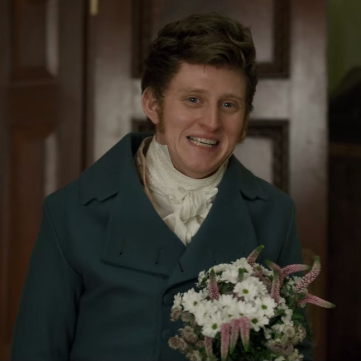 bellysinfinite's tweet photo. finch must be protected at all costs .. he brings philippa flowers when HE IS ALLERGIC to them and the way he’s geneuinely happy seeing his sister in law penelope unveil her new look at the ball ??? https://t.co/mpwkTHRj1o