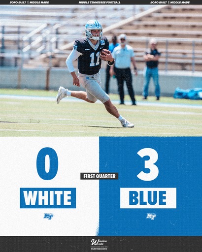The Blue team will take over on offense to start a fresh drive to begin the second. #BoroBuiltMiddleMade