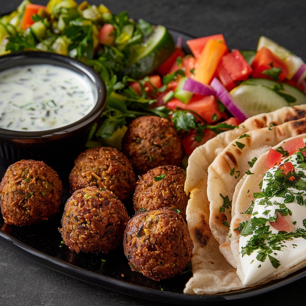 Savor our flavorful vegan falafel, made from ground chickpeas and herbs, perfectly paired with creamy hummus, fresh tomatoes, onions, crunchy chips, and fragrant mixed herbs.🥙 Experience the vibrant tastes of the Mediterranean in the heart of London!🍅#falafel #vegetarian #Vegan