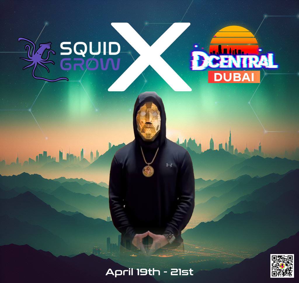 Squid_Grow's tweet photo. The Secret is Out! 🤭 See You Soon DUBAI! https://t.co/98scGG1BKP