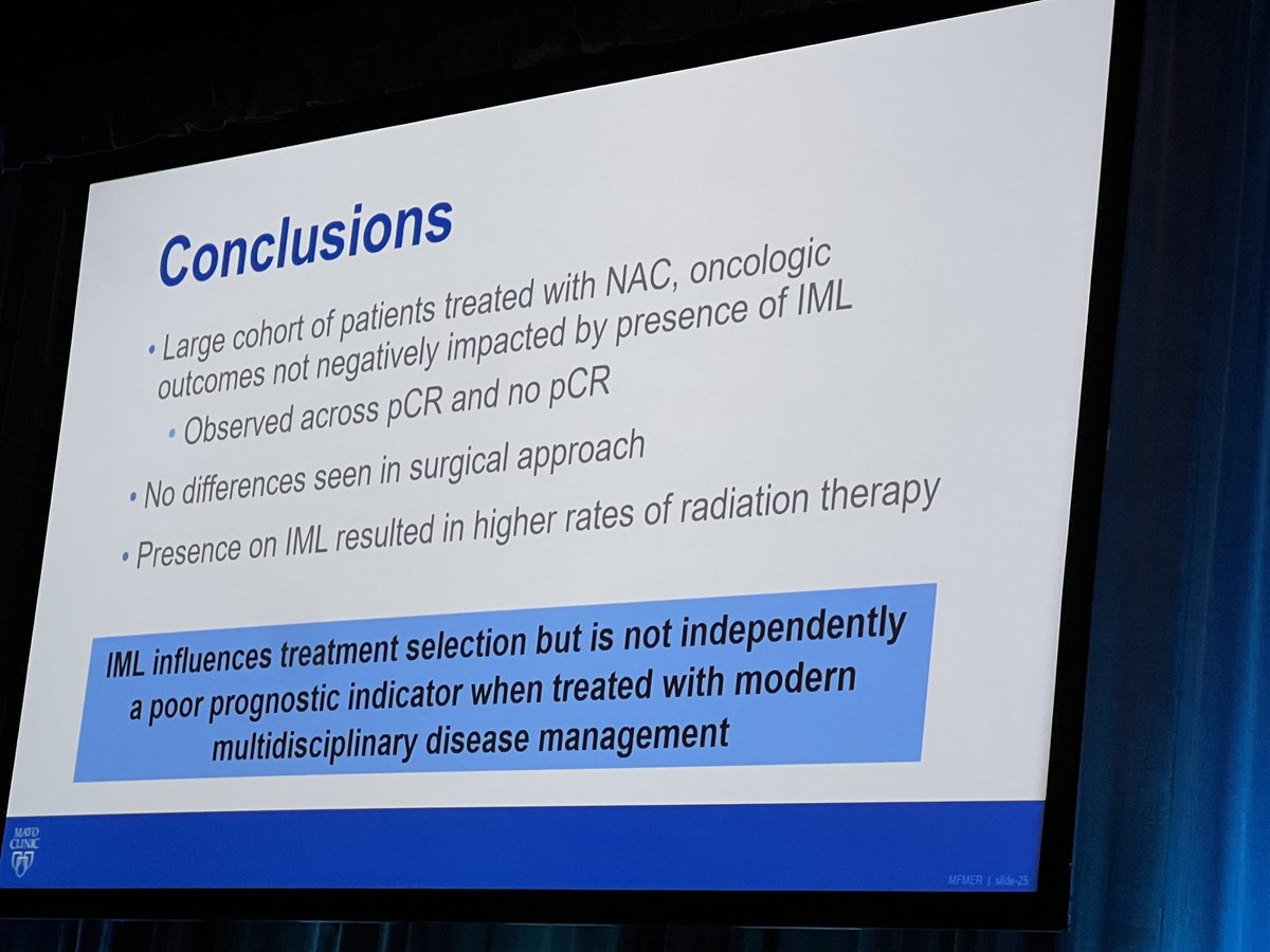 Excellent presentation by ⁦@DrMaraPiltin⁩ ⭐️ Internal mammary lymphadenopathy does NOT impact oncologist outcome in pts treated with NAC from ⁦@ISPY2trial⁩ ⁦👇🏼👇🏼👇🏼@ASBrS⁩ #asbrs24