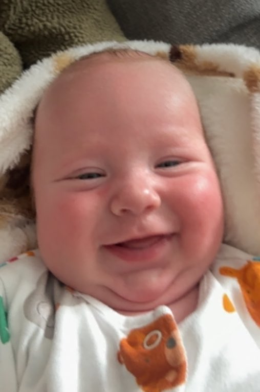MegThorne's tweet photo. When I told my baby about Watford  equalising v Downes winner 😍 @SouthamptonFC #saintsfc https://t.co/6ZBj35Mns8