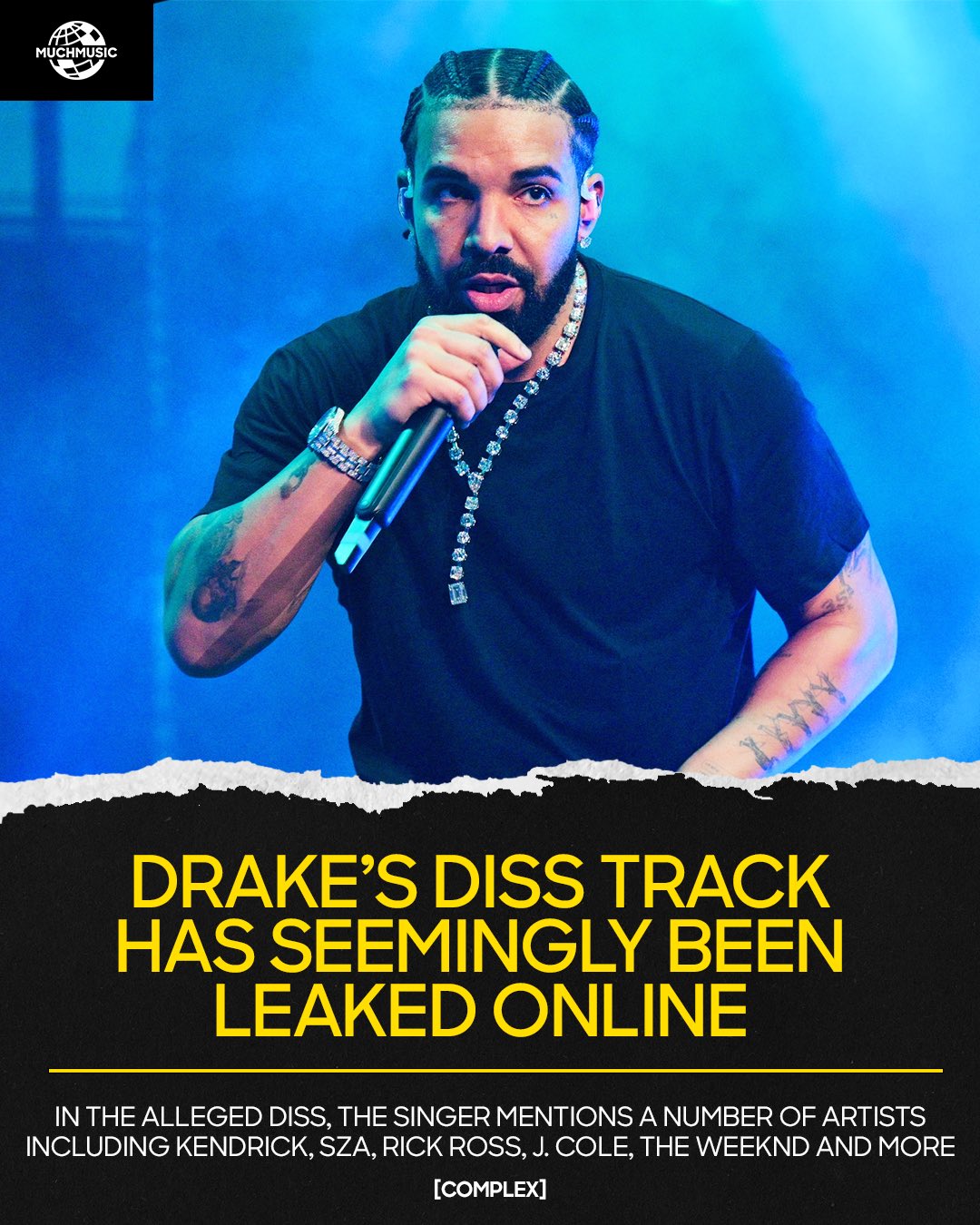 MuchMusic on X: “#Drake’s alleged diss track got leaked online