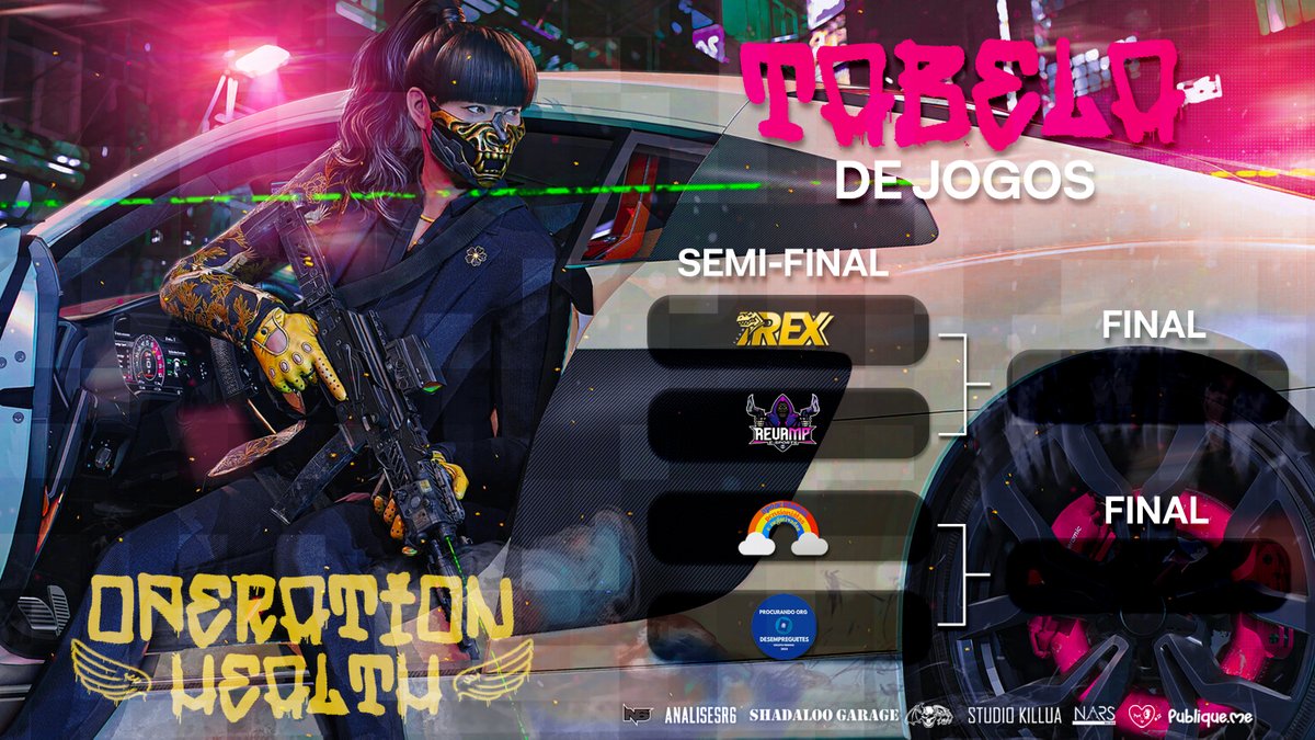 OpHealthCup's tweet photo. E chegamos na RETA FINAL do campeonato! 🪽

A próxima fase é MD3 e definirá qual time passará para as finais, e tenho certeza que não vai ter jogo fácil! 🔥

🎯@7REXteam vs. Revamp
🎯Aposentadas vs. Desempreguetes https://t.co/2cWyf5RaSq
