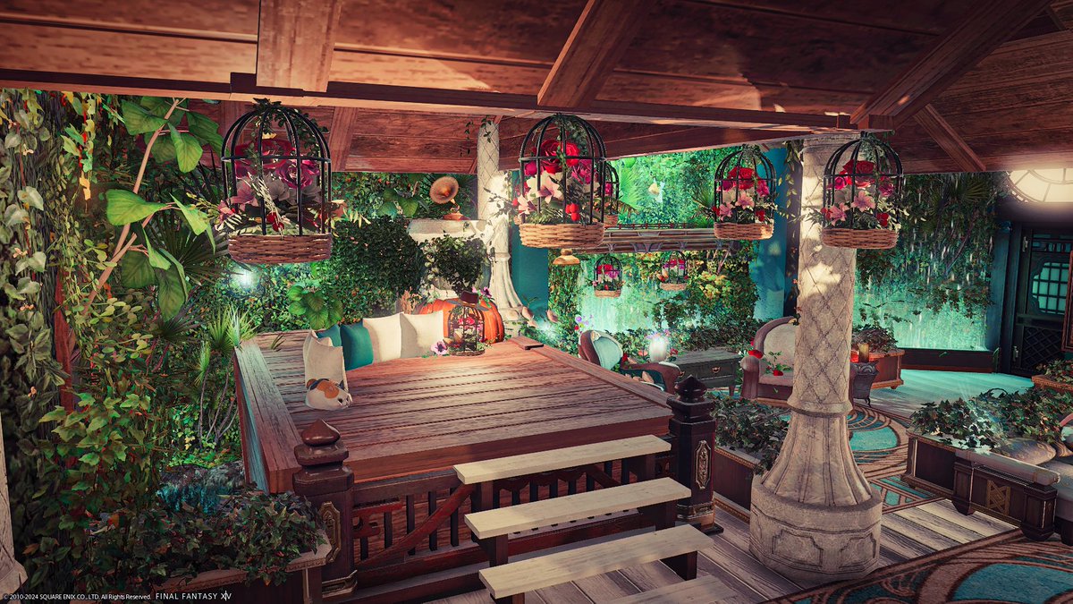 みひまるさんのFCをお借りしました🙇
──────
新作 Mハウス
#PuQulair #FF14
#FF14housing 
#FF14ハウジング
#HousingEden