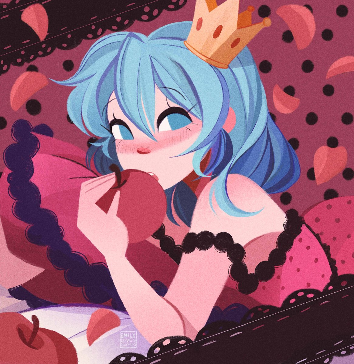 emmyluvscookies's tweet photo. romeo and cinderella 🍎🌹👑
#fanart #hatsunemiku #vocaloid https://t.co/JZRo8LdKTX