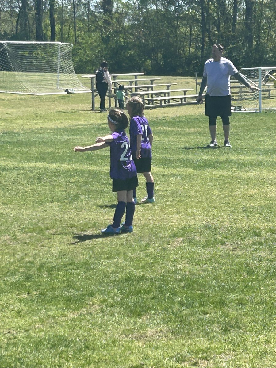 Developing the skill, but maxed out on enthusiasm. Soccer Saturday, FTW.