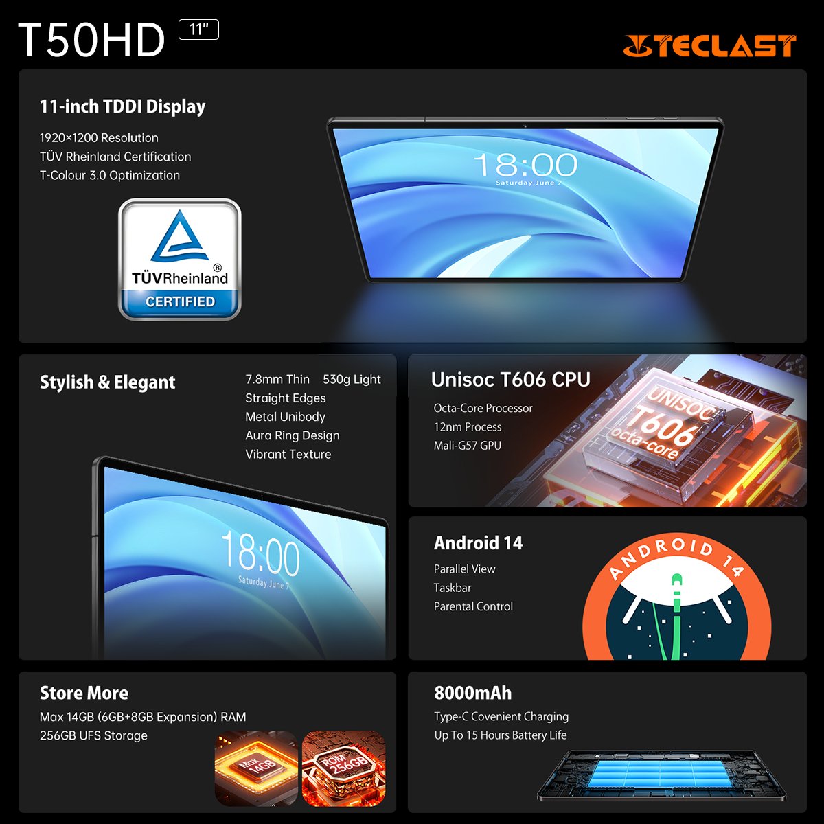 TeclastOfficial's tweet image. T50HD: Where elegance meets unmatched performance. Elevate your daily rhythm with T50HD's seamless efficiency. Multitask like never before. Enrich your lifestyle. 

Learn More: en.teclast.com/products/t50hd…

#SeamlessLife #MultitaskMaster #TechLifestyle #SmartLiving #EfficiencyEnhanced