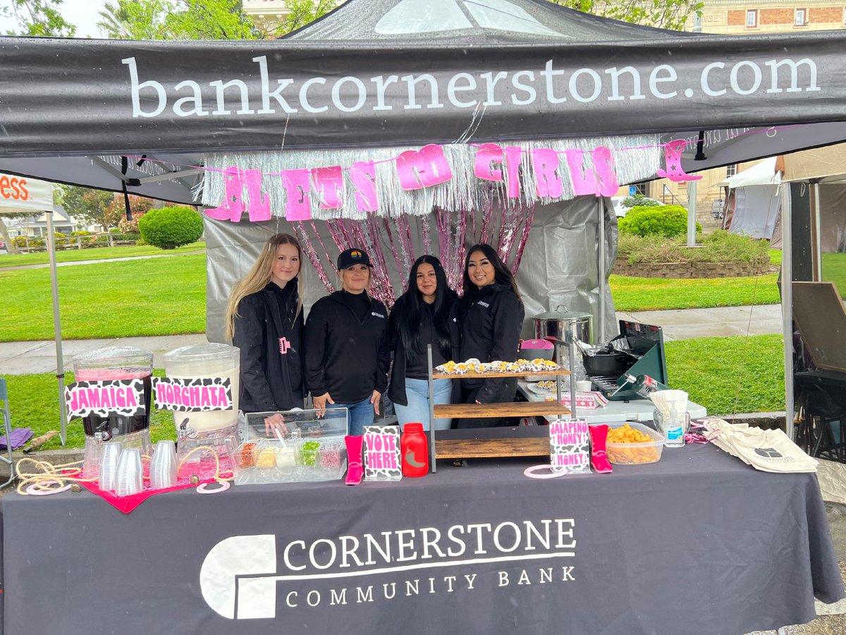 CornerstoneB's tweet image. 🌶️  Team Cornerstone is fired up for the annual Red Bluff Round-Up Chili Cook-Off. Stop by and see us until 3 p.m. today in Downtown Red Bluff. We promise you won't leave hungry!! 🌶️ 
#ChiliFest #RedBluffRoundUp #CommunitySpirit