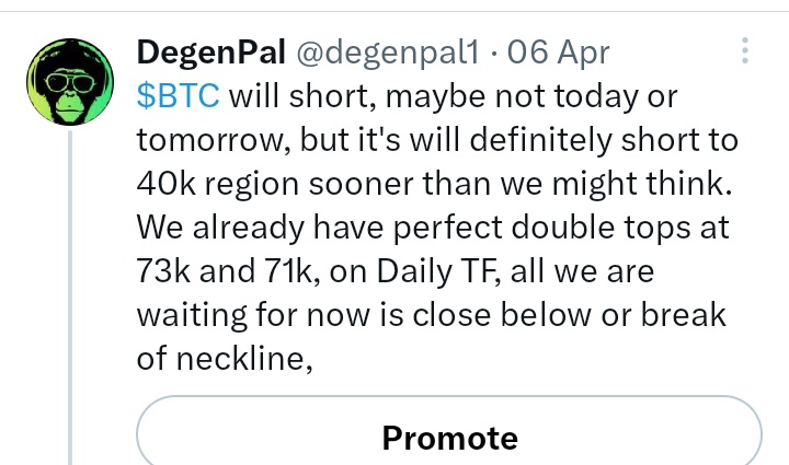 I remembered posting and alot of ppl criticizing me. Lol... Welcome to the dump😅😅😅. Halving is not what is shooting $BTC up, fall of #Dollar is.