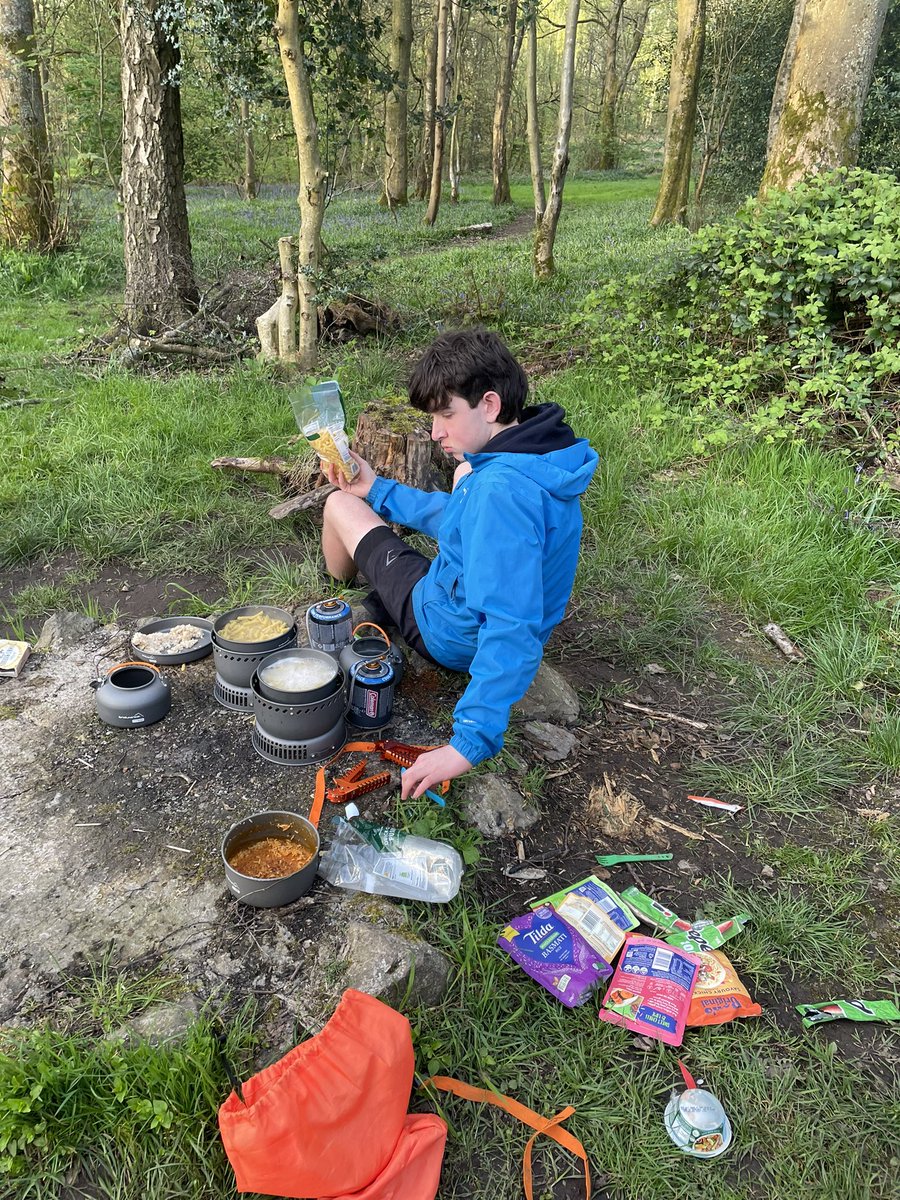 MissARonald's tweet photo. @LuttHigh Silver DofE students have completed their first day walk. All back at camp safe sound https://t.co/SfLHnThx2H