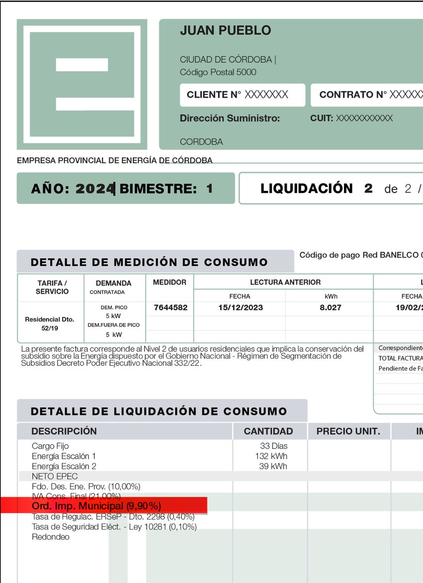 CaffarattiElisa's tweet photo. Te cuento por qué la @MuniCba debe y puede bajar la contribución del 9,9% que te cobra en la factura de @EpecOficial que está destinada a pagar el costo del alumbrado público, red semafórica, dependencias del municipio y el recambio de tecnología:
El cambio en el alumbrado público de sodio a tecnología led implicó un ahorro de consumo de al menos el 30%. En 2020 solo el 19% de los puntos de iluminación contaban con tecnología led, mientras que, al día de hoy, ese porcentaje sería del 52%. Pero la muni en 2021, en lugar de trasladar ese ahorro a los vecinos, subió la alícuota que cobra en las boletas al 9,9% para recaudar más. 
Además tanto la provincia como la municipalidad se ven beneficiadas por el sinceramiento de las tarifas porque aplican un % sobre el monto de la factura , es decir lo que recauda aumenta  automáticamente  en función del mayor costo que pagarán los usuarios. Mientras para los vecinos representa un agobio cada factura de Epec, paradógicamente para las arcas deen este caso el municipio, es un negocio redondo.   Si la ciudad ahorra en consumo (o sea, le debe pagar menos a EPEC), y la recaudación se dispara, ¿a dónde va la plata que estaría sobrando? 
Los vecinos y comerciantes que a duras penas pueden pagar sus boletas, necesitan una disminución de esa contribución y una  explicación clara de la @MuniCba  sobre el destino de esos fondos.