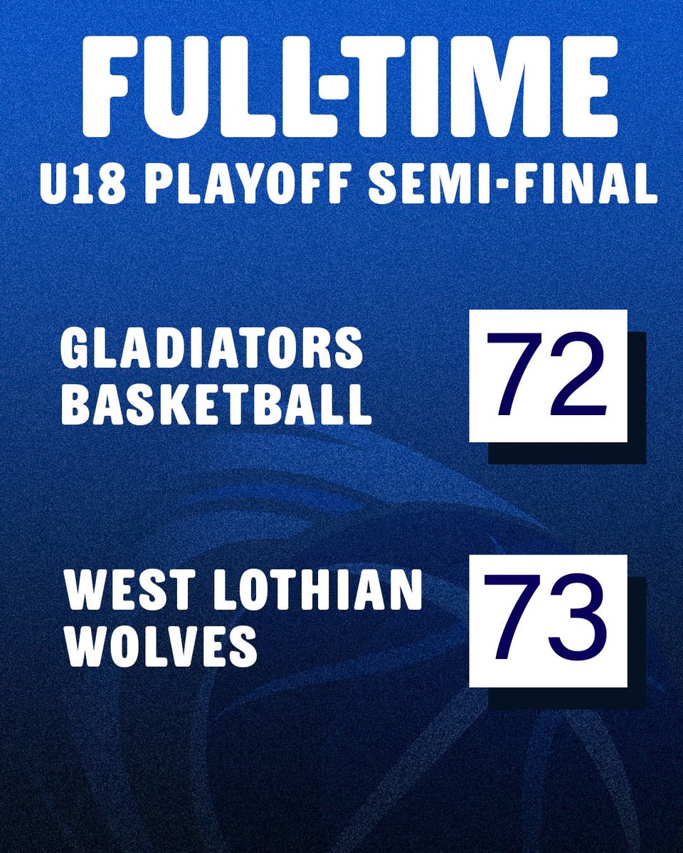 #SBCFinalFour | It went to the wire, but in the end the 2023/24 season comes to an end for your U18 Gladiators. A memorable season, one that the players and coaches can take a lot of pride from. #OurTeamIsEverything