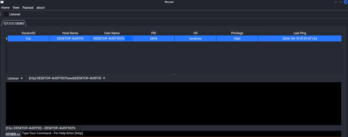 في حال انك ما شفت شيء رهيب اليوم، تعال اوريك وريد. وريد عبارة عن Command &amp; Control (C2) من تطوير المبدع @Faisal_P27
والحلو بالموضوع ان C2 بالكامل over DNS 👏

github.com/Faisal-P27/WAR…