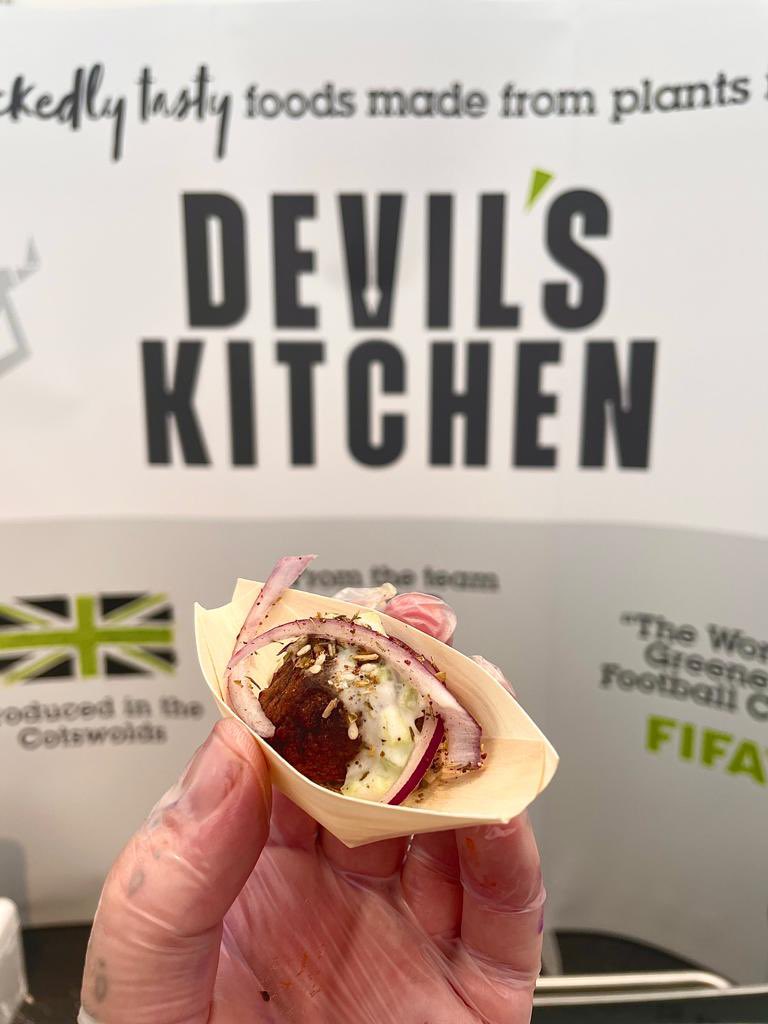 fgkitchen2025's tweet image. Come and say hi to the team from @devilskitchen23 on Stand 50 at next week’s @hospitalcaterer Forum in Aviemore - looking forward to having lots of conversations and tastings of wickedly tasty food made from plants 👏👏 #plantbasedfood #networking