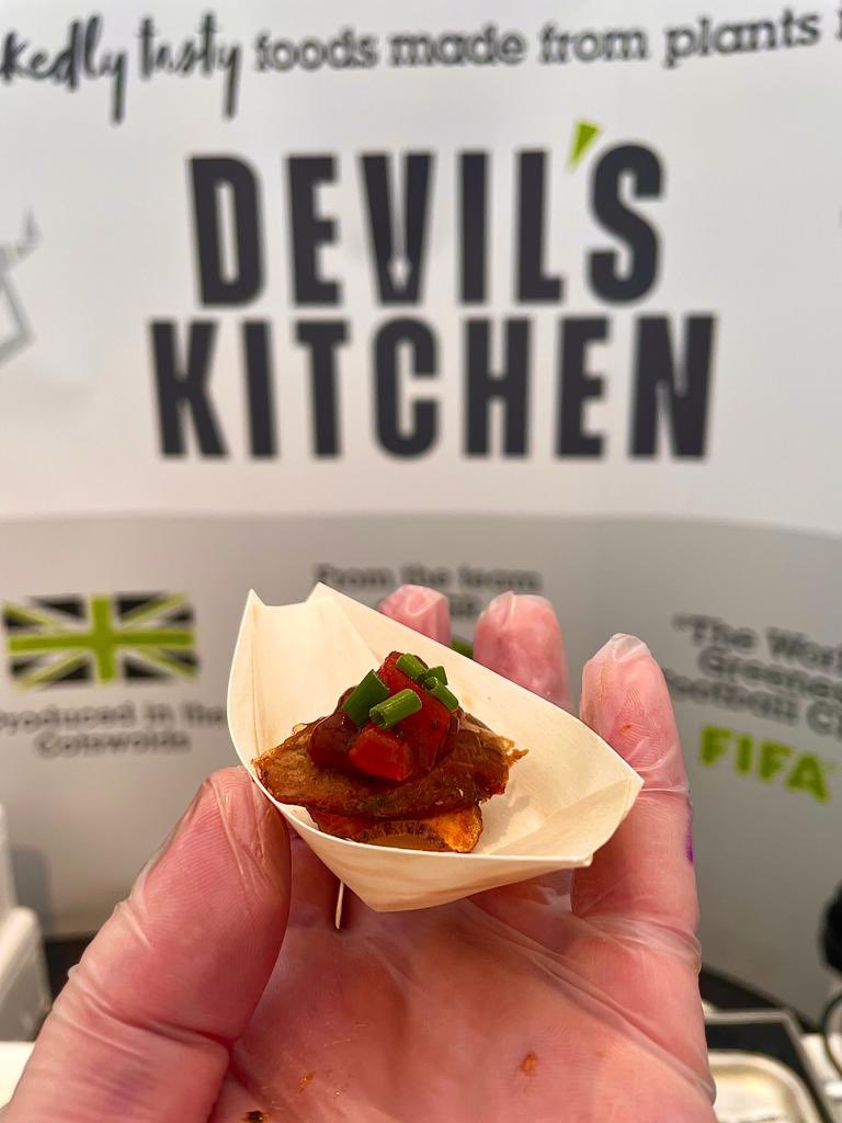 fgkitchen2025's tweet image. Come and say hi to the team from @devilskitchen23 on Stand 50 at next week’s @hospitalcaterer Forum in Aviemore - looking forward to having lots of conversations and tastings of wickedly tasty food made from plants 👏👏 #plantbasedfood #networking
