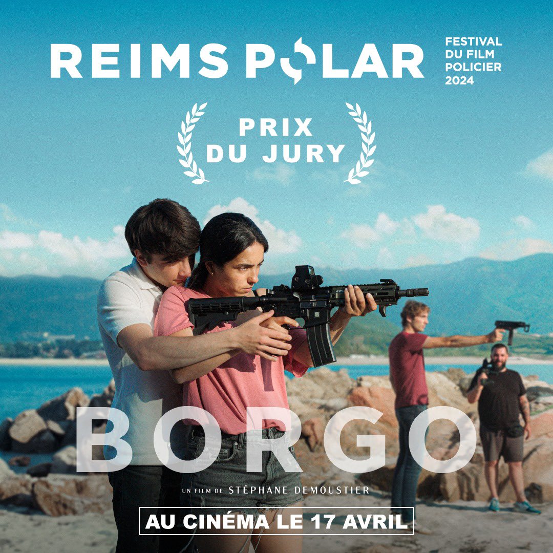 Félicitations à l'équipe de BORGO qui vient de recevoir le Prix du Jury de Reims Polar  !!!
Le nouveau film de Stéphane Demoustier, ʺLE MEILLEUR POLAR CARCÉRAL DEPUIS UN PROPHÈTEʺ (Le Figaro), avec Hafsia Herzi, sort le 17 avril au cinéma.