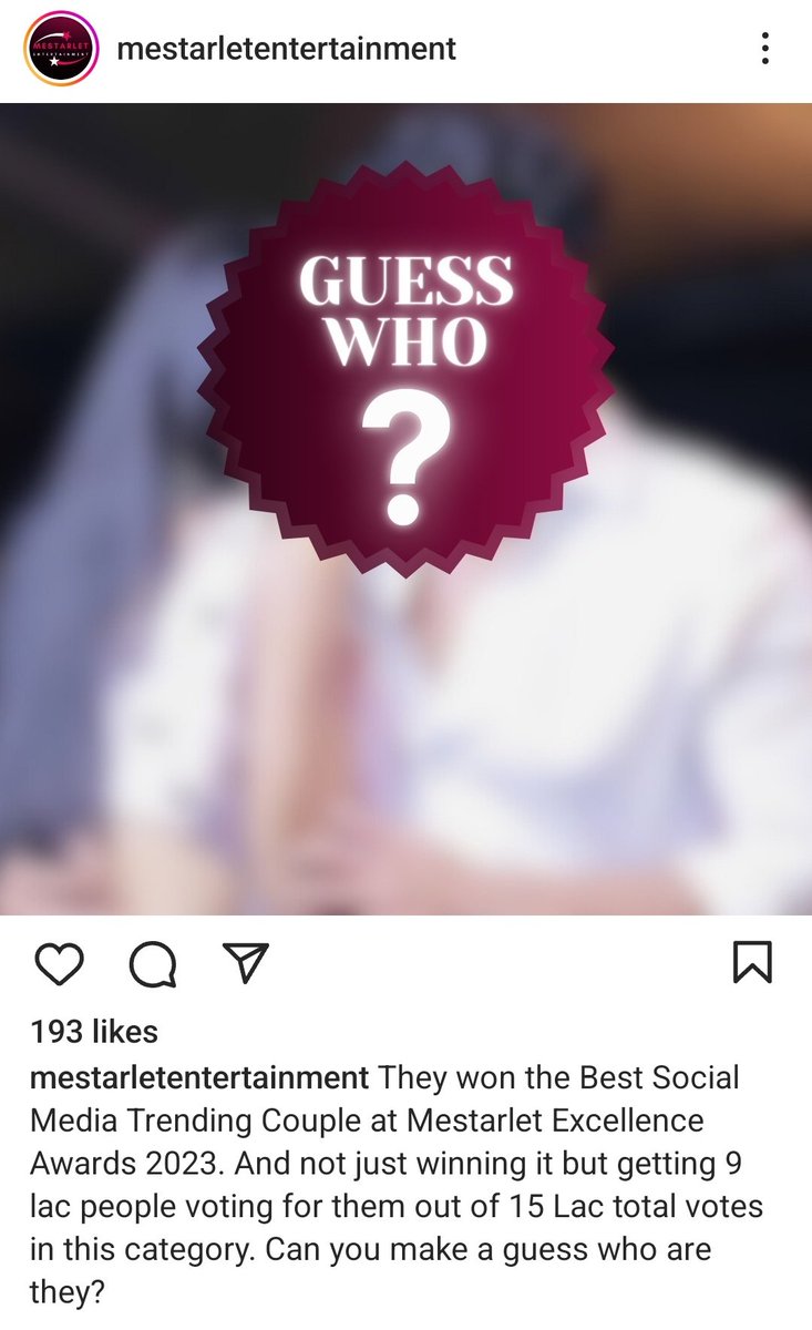 Stay tuned to <a href="/meStarlet_/">Mestarlet</a> Excellence Awards 2023 ✨

Meanwhile guess who this can be! Dekha dekha sa lag rha hai, nahi?🫣🤫

🧿🧿🧿
#PriyAnkit #PriyAnkitForever ✨
#AnkitGupta #PriyankaChaharChoudhary #priyankit𓃵 #PriyankitWarriors