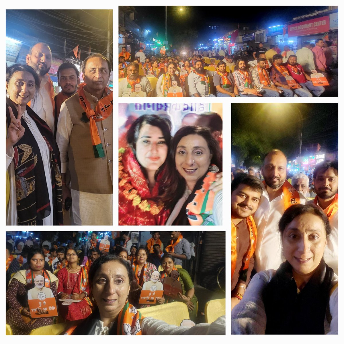 With @BansuriSwaraj at my home turf Connaught Place, Gole Market on 12th April 2024.#AbkiBaar400Paar 
#FirEkBaarModiSarkar @narendramodi
 @BJP4Delhi @mssirsa @BJPMM4Delhi @bjpmm_karolbagh