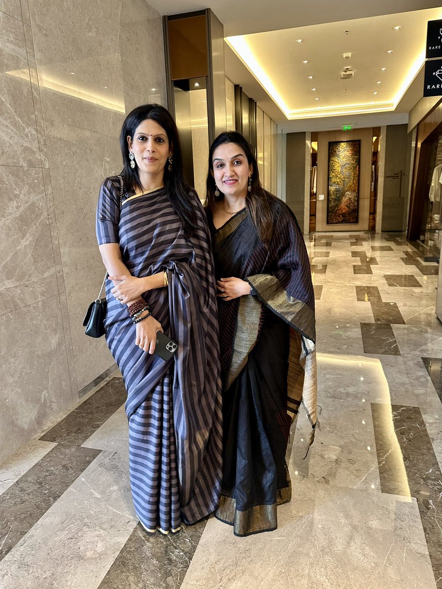 KarishmaTP's tweet photo. @DeloitteIndia SAPM 2024 with the esteemed #PalkiSharmaUpadhyay - engaging discussion on diverse geopolitical issues ranging from elections across the global, climate change, world situationship with china, AI, employment, building leadership and brand to work-life balance!! https://t.co/XbUFUouQ2o