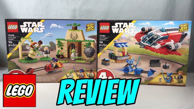 New Video! LEGO Star Wars 75358 Tenoo Jedi Temple & 75384 The Crimson Firehawk Review - Young Jedi Adventures youtu.be/of5cR4kvSyw #LEGO #StarWars