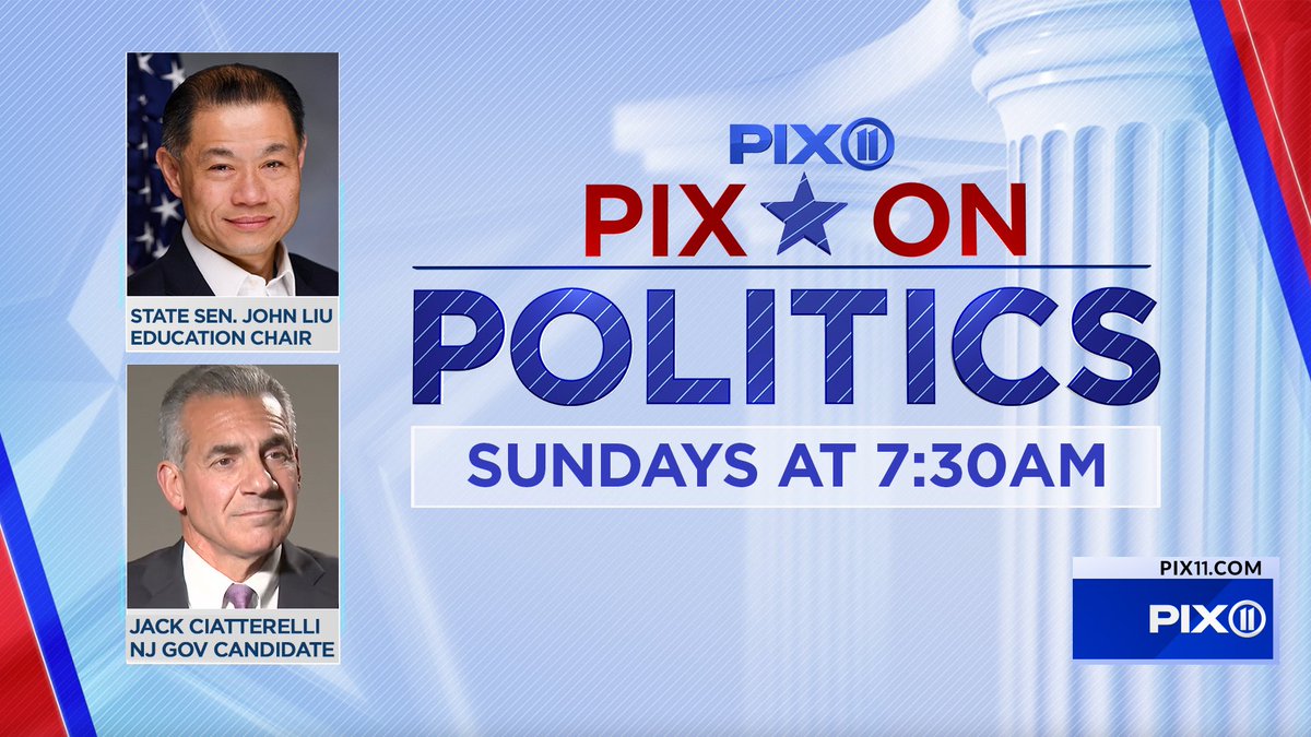 SUNDAY: interesting convo with @LiuNewYork about the budget and mayoral control of schools. Plus, @Jack4NJ on his run for Governor in NJ.