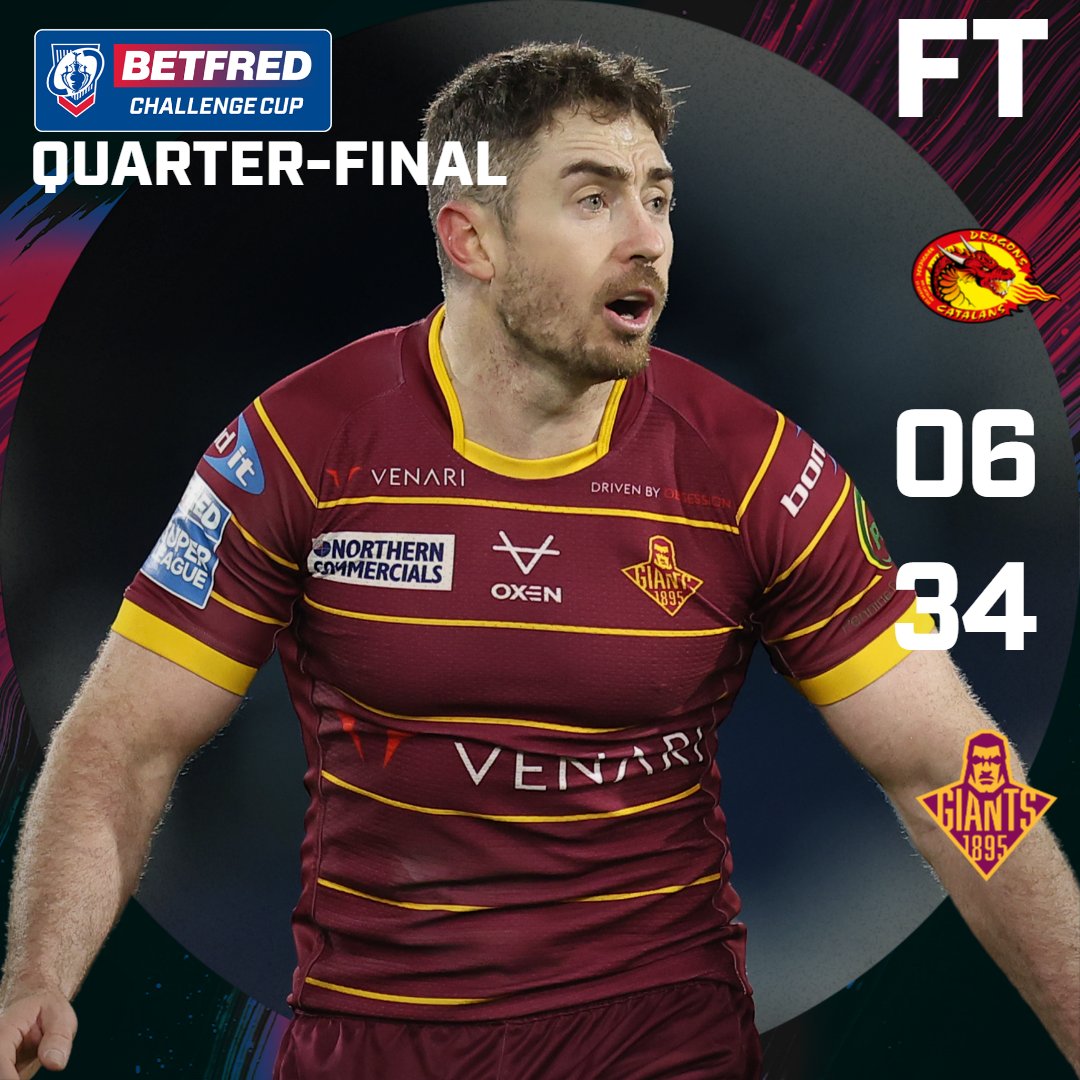 💪 @Giantsrl are heading to the #ChallengeCup semi-final!