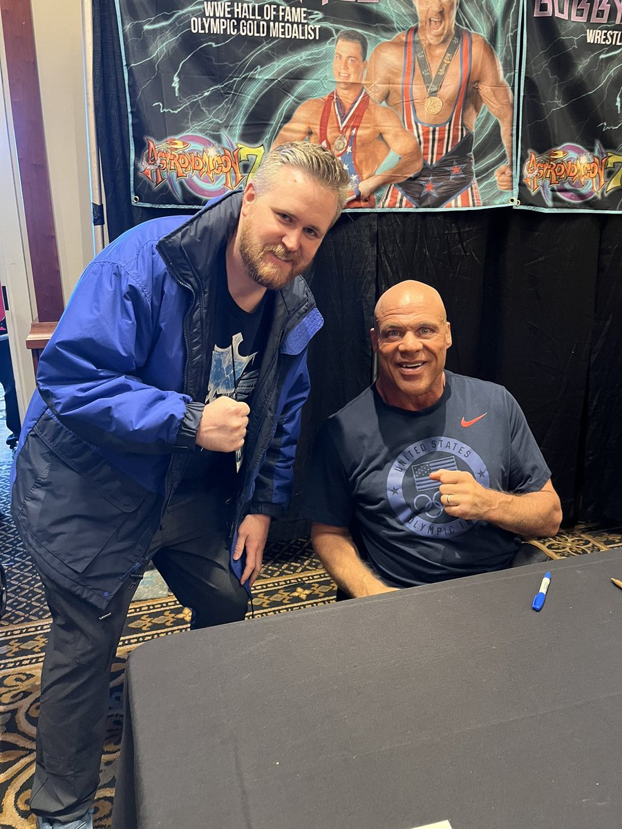 Oh it’s real ! It’s Damn Real !!! @RealKurtAngle !!!! #WWE #TNA #IMPACTWrestling #HOF #OlympicGoldMedalist