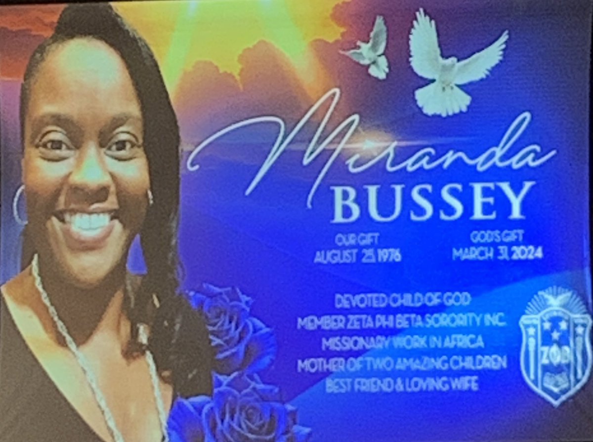 This is a tough loss! Coach Miranda Bussey was truly a bright light in this world. She had an infectious laugh and challenged me by the power of her example. I am a better person from knowing her and from experiencing her friendship. My sincere prayers to Kevin and her family.