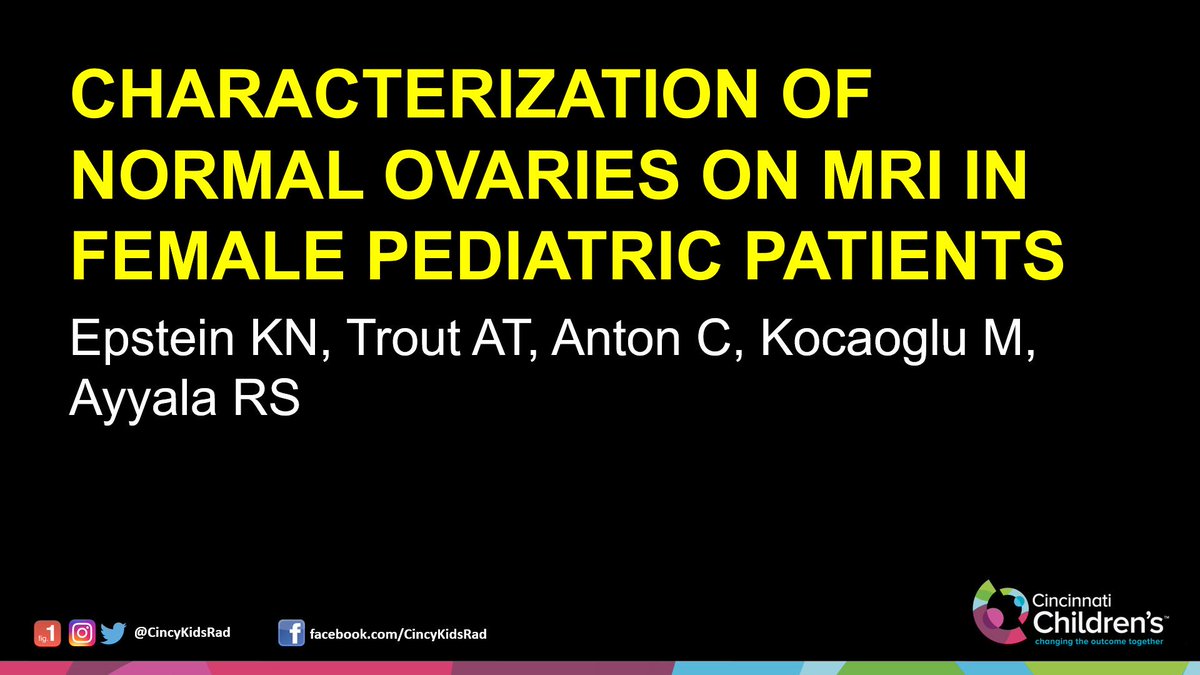 Can the normal ovaries be characterized on MRI? You bet they can! @KatieEpsteinMD will show us the way #SPR24 #SPR2024 🧵