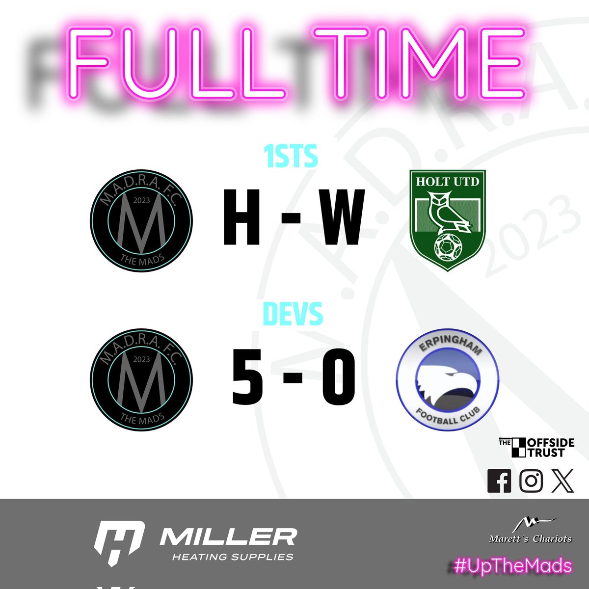 Devs with a convincing win at home.
#UpTheMads #WelcomeToTheMadhouse #Madness #TheMads #MadraFC #NorfolkFootball #OneStepBeyond