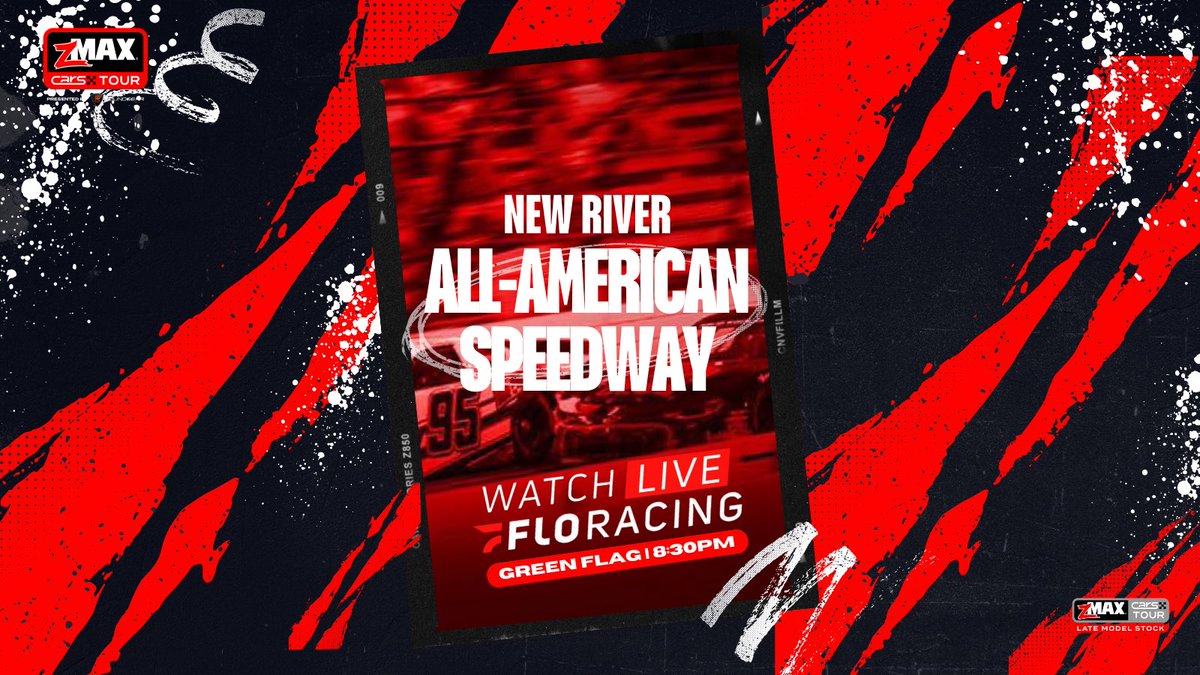 Tune in for the @CARSTour race tonight at 8:30 PM ET on @FloRacing !!