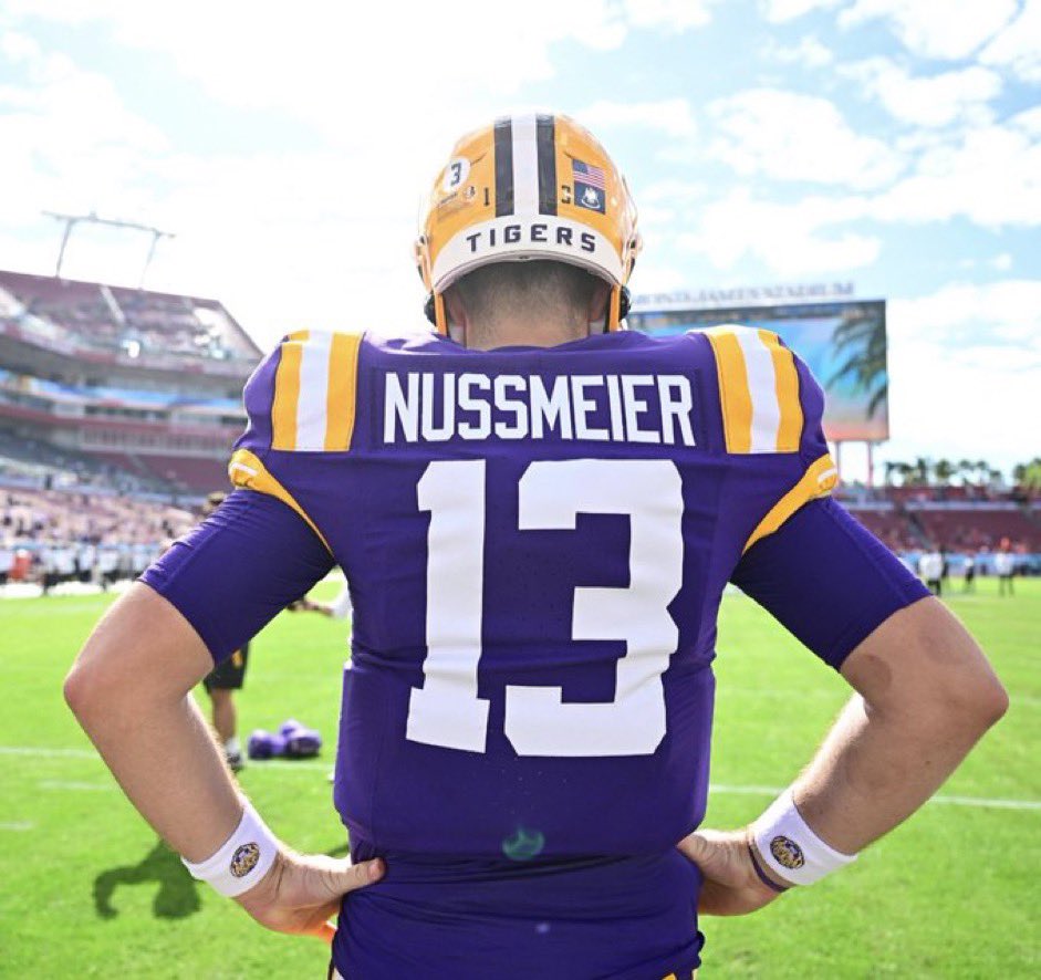 LSUBarstool's tweet photo. 6-6 172 Yards 2 TDs
Trust in Nuss https://t.co/7Gk7grKuyP