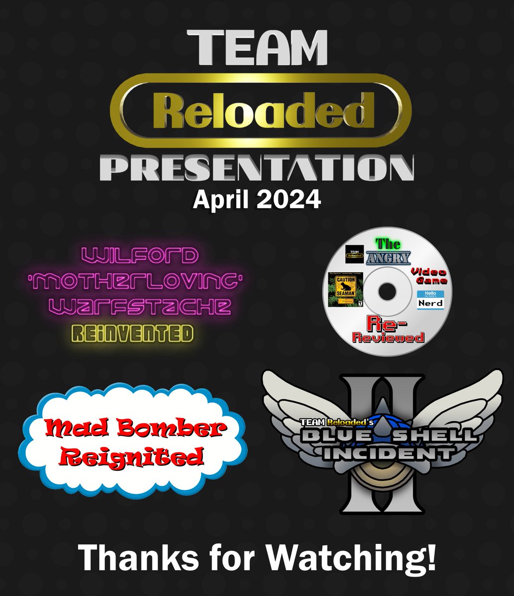 TeamReloadedOG's tweet photo. #TRPresentation
Thank you for joing us on our first "Team Reloaded Presentation"

Be on the lookout for our upcoming projects and if you want feel free to join them.

More information available on our Discord server! https://t.co/ArSBxGzbRB