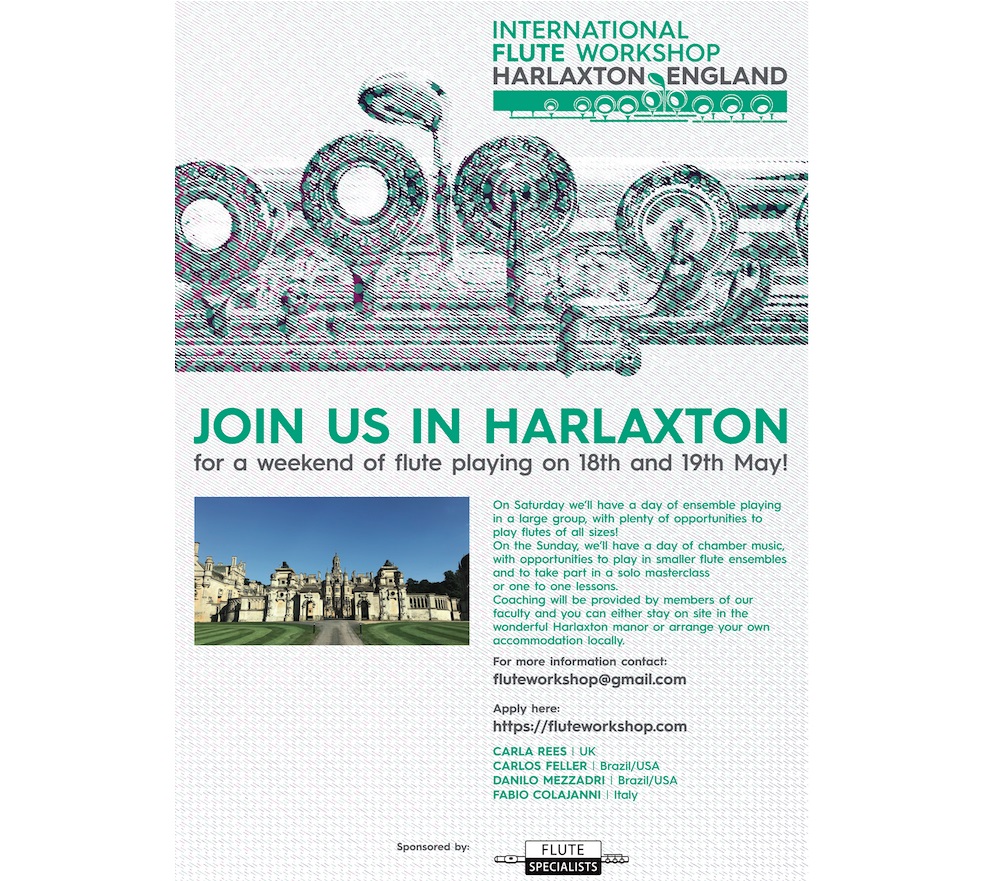Join International Flute Workshop at the stunning Harlaxton Manor near Grantham on May 18th & 19th. Dive into two days of flute magic featuring performances, masterclasses, and more! 📍 Location: Harlaxton Manor 📅 Date: May 18th - 19th docs.google.com/forms/d/e/1FAI…
