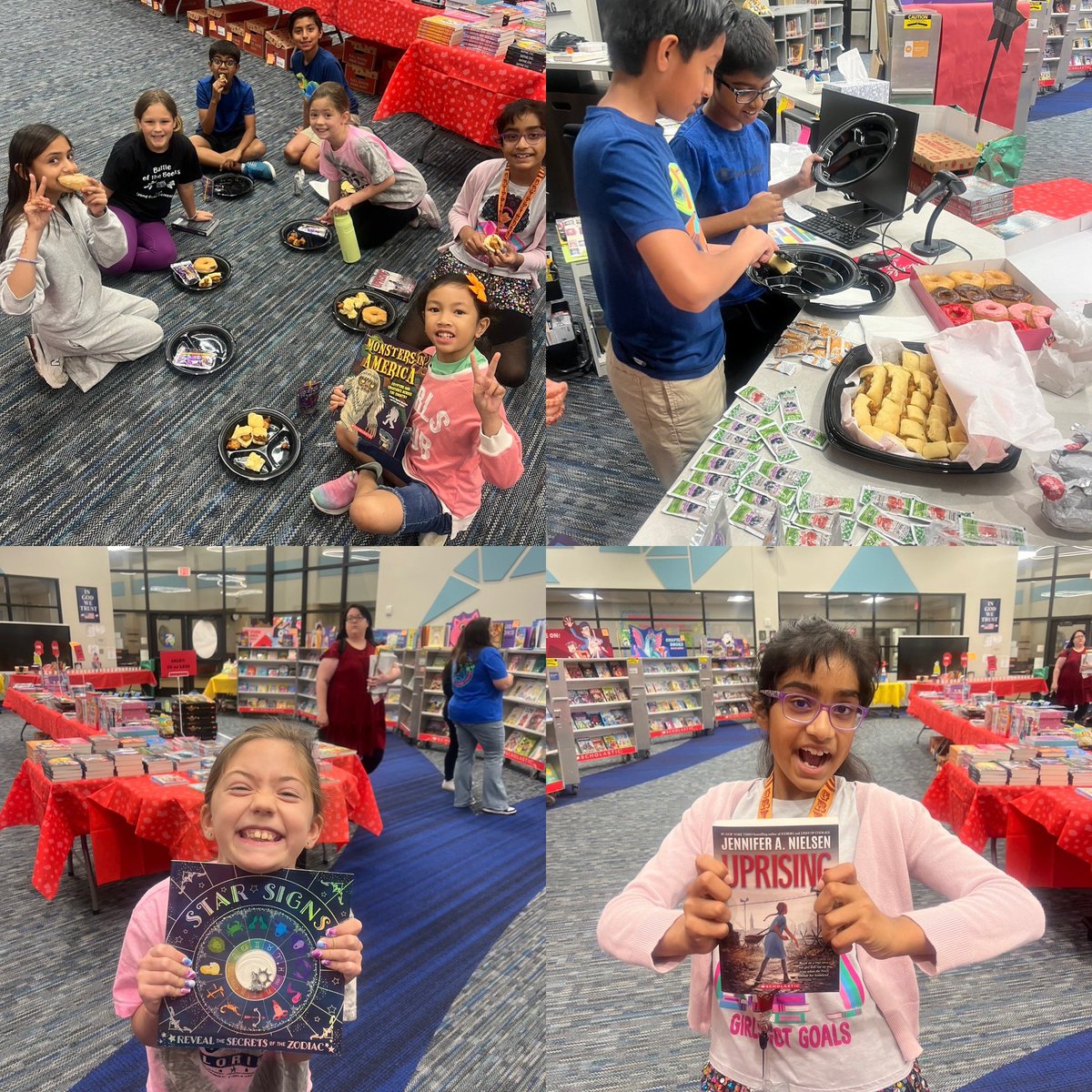 Another highlight from the past two weeks was our Battle of the Books party ! We reflected on our favorite books from this year’s Battle of the Book’s list as well as choosing books from our spring book fair! So proud of these tigers! #GObethegamechanger @TISDGOES @GOESLibrarian