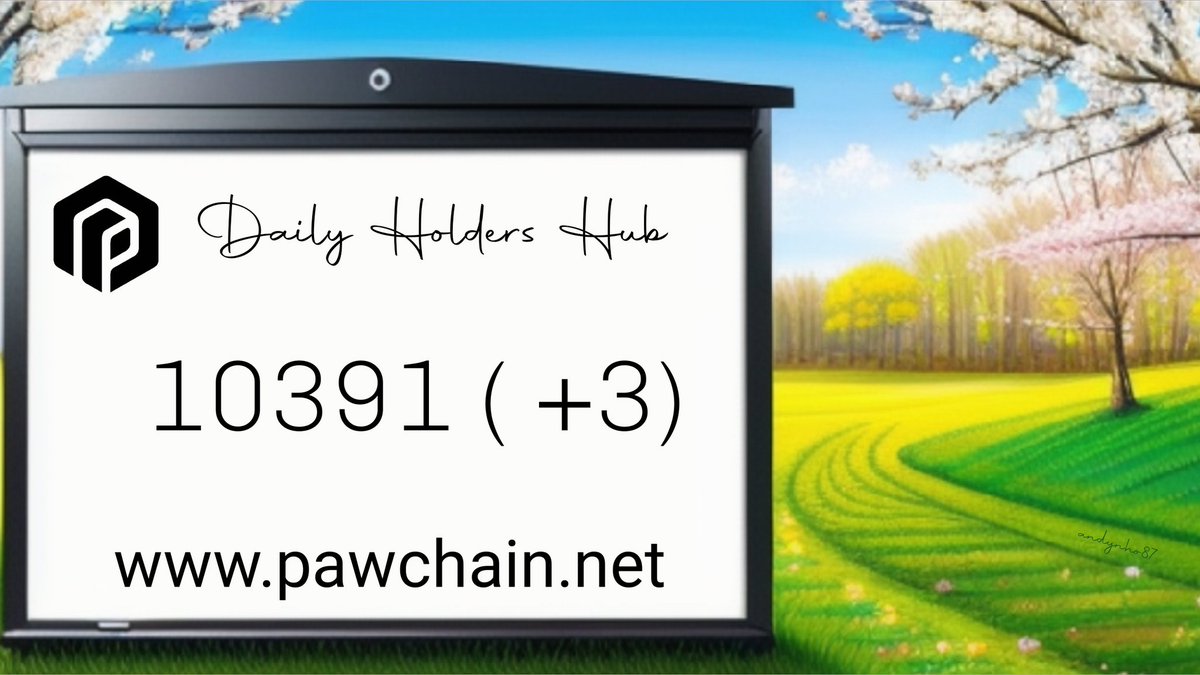 #PAWSWAP Daily Holders Hub - April 13, 2024 - $Paw #PAWChain @PawChain #Crypto #Ethereum #PAWSWAP #cryptocurrency #Binance    #Bitcoin    #SaturdayVibes