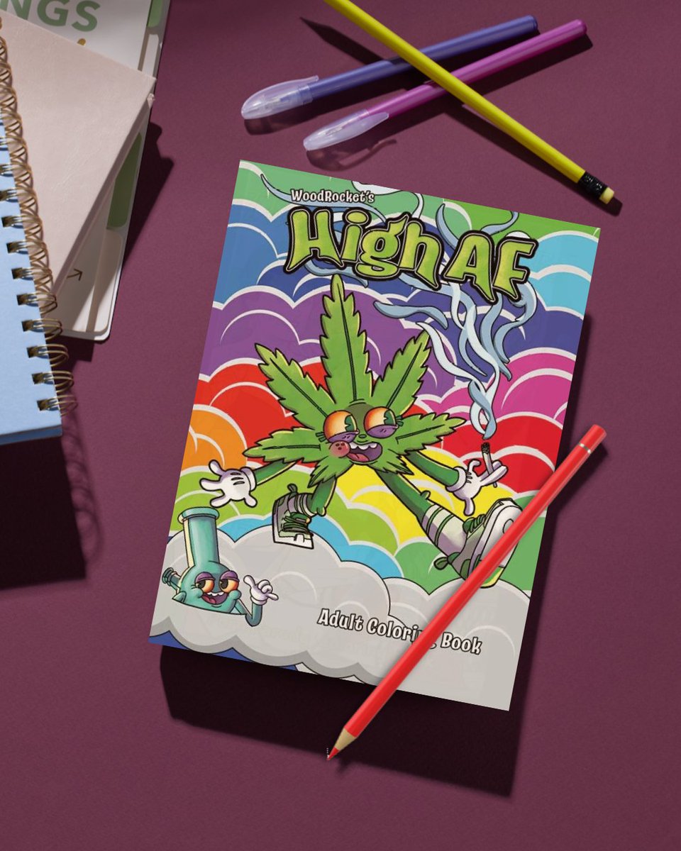 This Adult Coloring Book has got 24 fun pages featuring 24 fun original illustrations in the theme of getting blizzy-blizzy-blazed. 🍃 . . #adultcoloringbooks #sundayfunday #naughtycoloringbook #giftideas #loversplayground #blizzyblizzyblazed