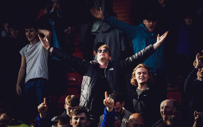 4 days back in the UK in 4 months. Never in doubt how we’d spend one of them. Up the mariners great showing @officialgtfc 📸 @joncorkenphoto