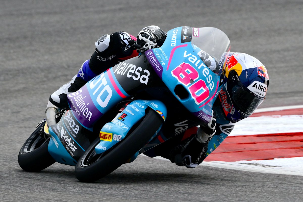 🇺🇸⏱️ 2024 Moto3 Grand Prix of The Americas, COTA | Qualifying Results & Report David Alonso secures an elusive first Moto3 pole position ahead of the Grand Prix of The Americas after just holding off Jose Antonio Rueda 📰👉bikesportnews.com/motogp/grand-p… #Moto3 #AmericasMoto3 #MotoGP…