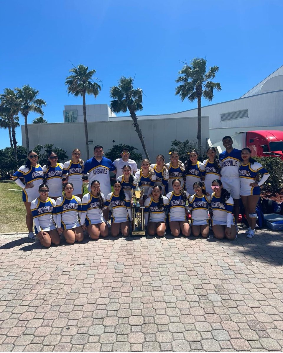 Congratulations to our @JavelinaCheer team on their 2nd Place finish!! Bringing home some hardware to The ‘Ville! Program continues to grow!! Go Blue 🔵 Be Gold 🟡