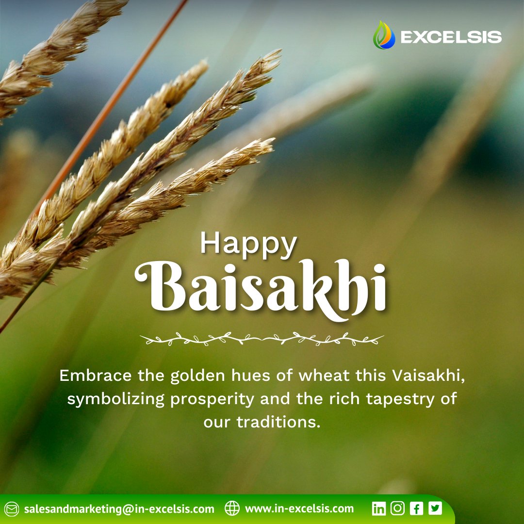 #Baisakhi: a vibrant tapestry of culture, harvest, and joyous beginnings. 

Cheers to unity, renewal, and the spirit of community on this auspicious day!✨

#CNGCompressor #Excelsis #EnergyInnovation #excelsisenergy