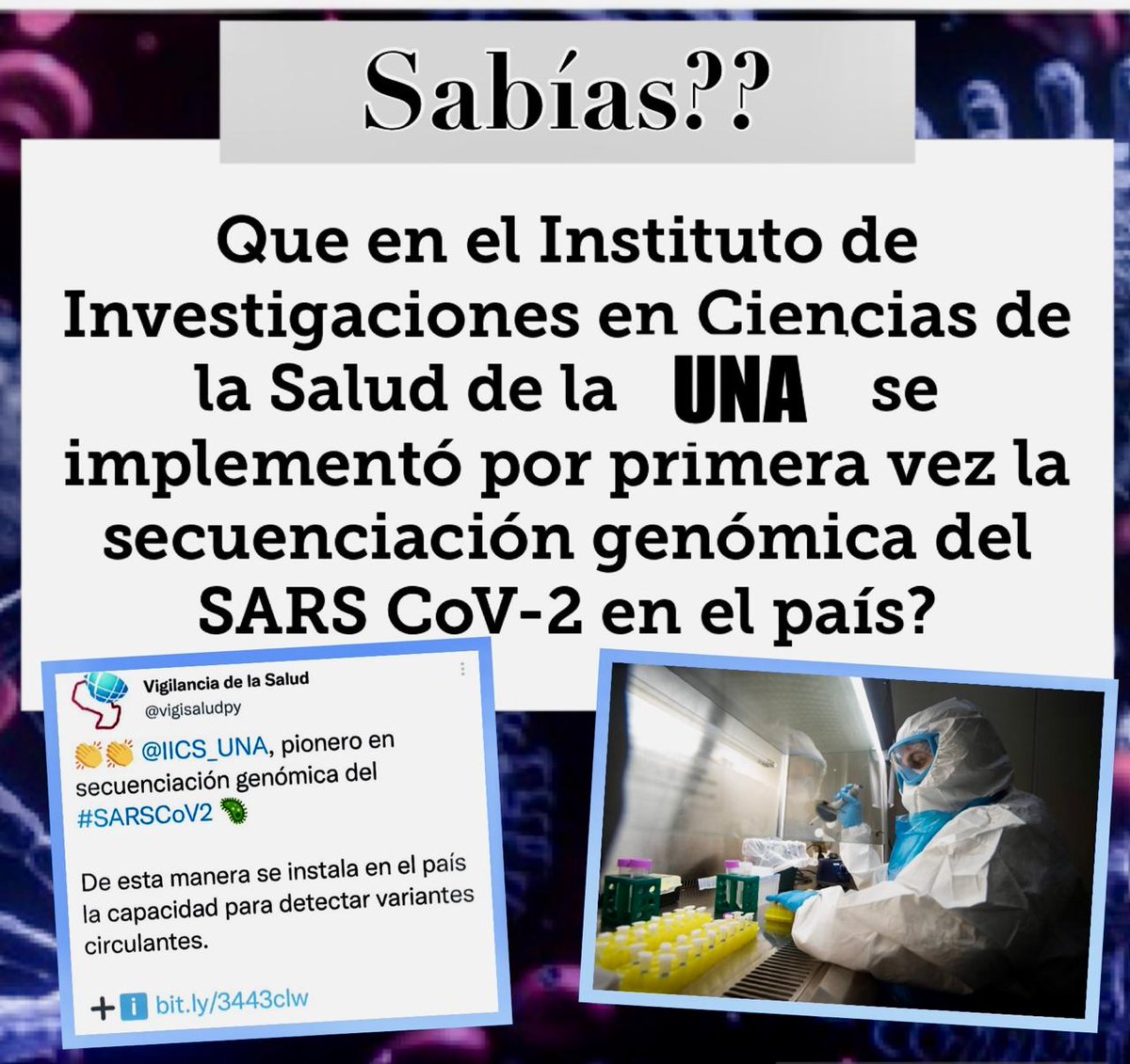 FlorenciadelPu2's tweet photo. #UNACienciaParaTodosPy
@diegomarini @ABCCardinal @ABCDigital @menchibarriocan @Santula @MRehnfeldt @Telefuturo @ABCTVpy https://t.co/S4OwypX2On