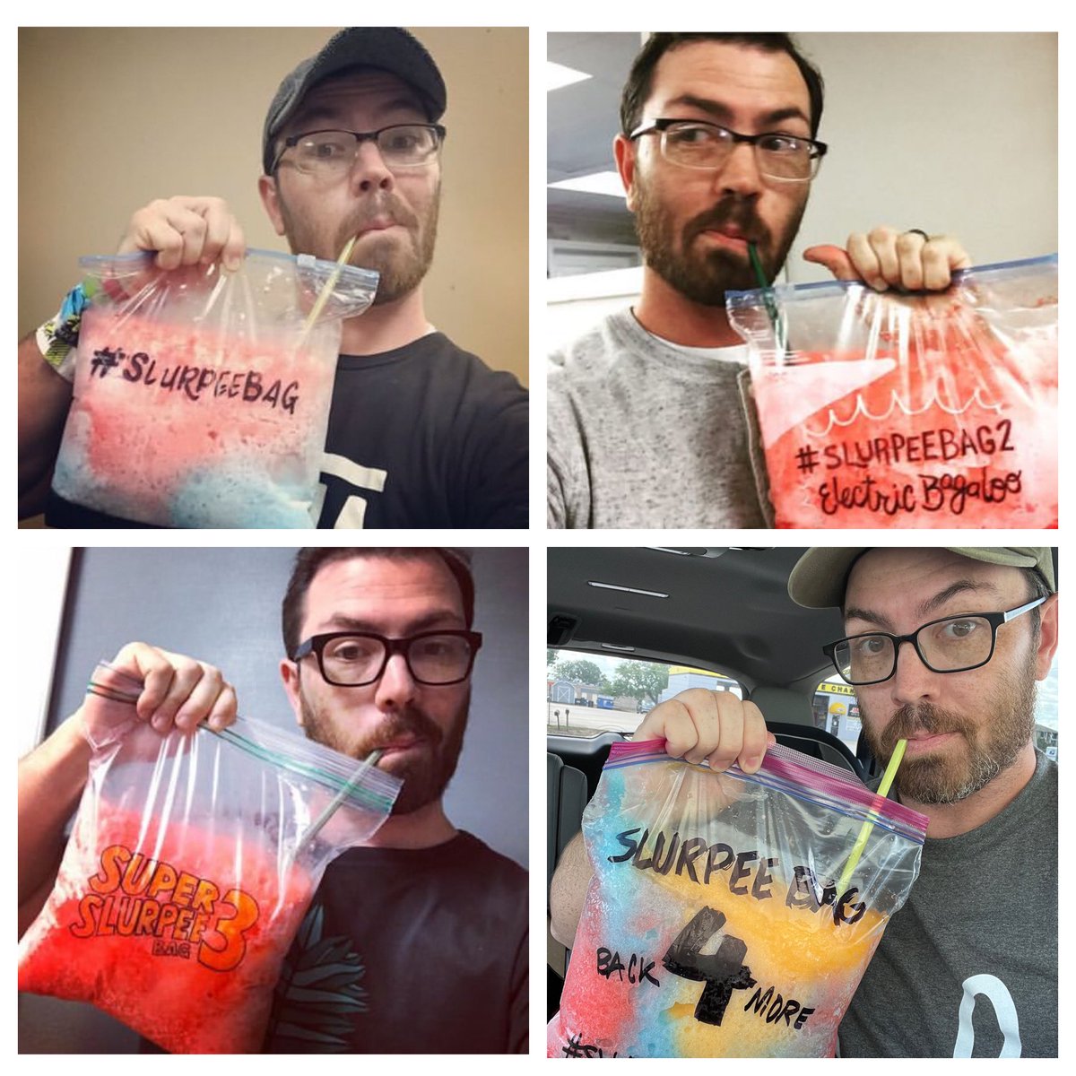 tony_simonetta's tweet photo. Slurpee Bag
Episode V
It was a dark time for #SlurpeeBag . Although the #BYOCup day has become scarce, @7eleven has brought it back, driving #TonyTriesStuff from his hidden base and luring him across the galaxy…
@slurpee https://t.co/nFPH92Z0Bm