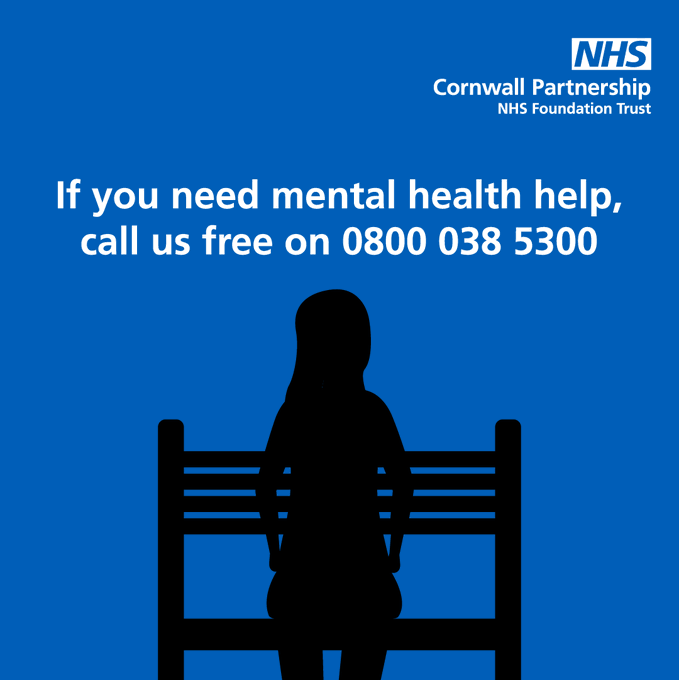 It’s okay not to be okay. If you need help with your own or someone else's mental health, call our free 24/7 mental health line on 0800 038 5300 for help and support.