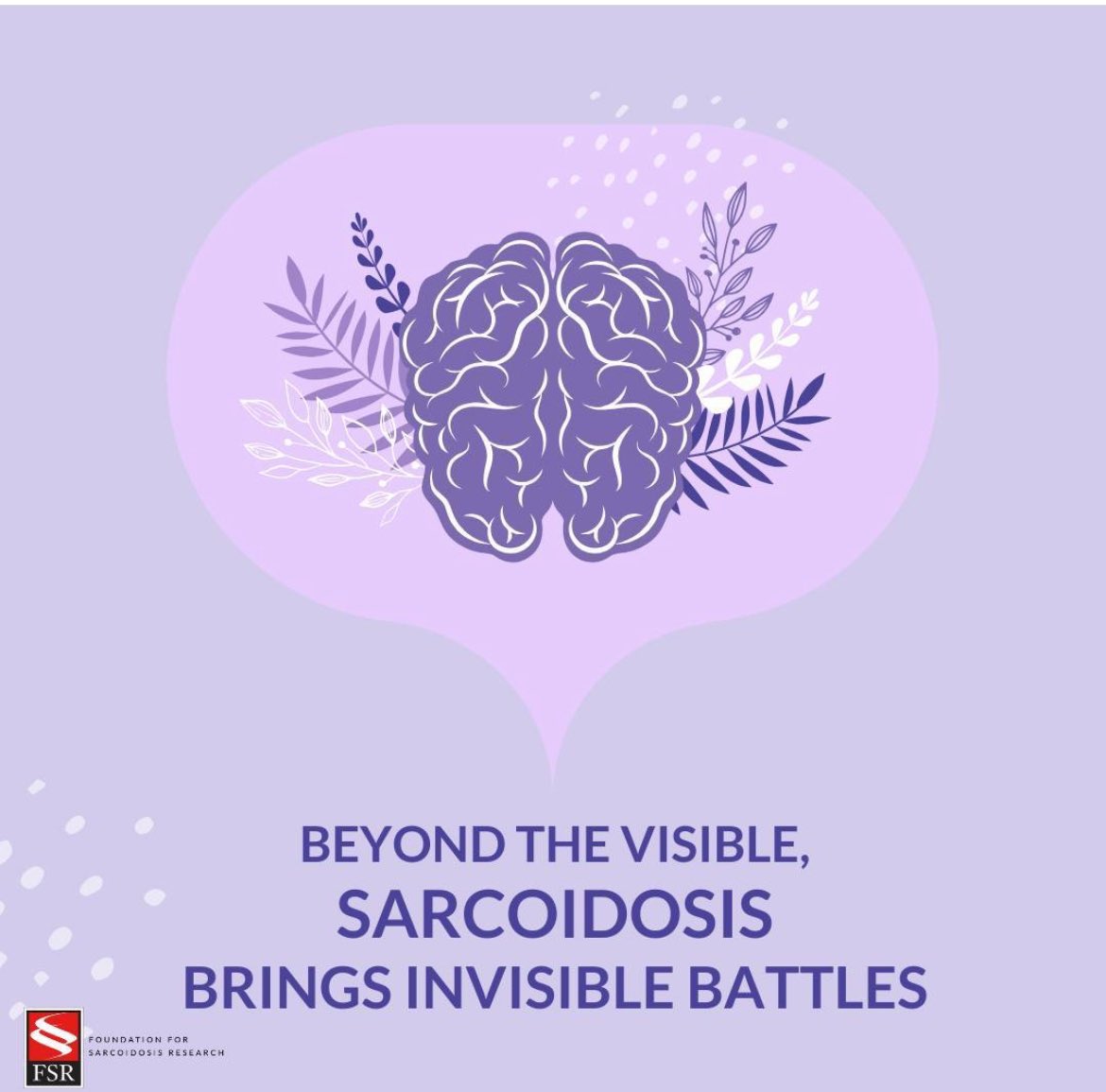 It’s World Sarcoidosis Day - as part of National Sarcoidosis Month As good a day as any to remind all, that you don’t know exactly what the person next to you is dealing with. We are all battling something Let’s work together And win the battles #HopeStrengthCourage…