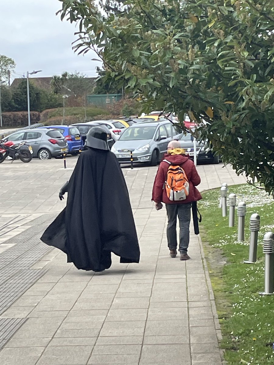 Vader visit to ⁦@OasisMayfield⁩ today