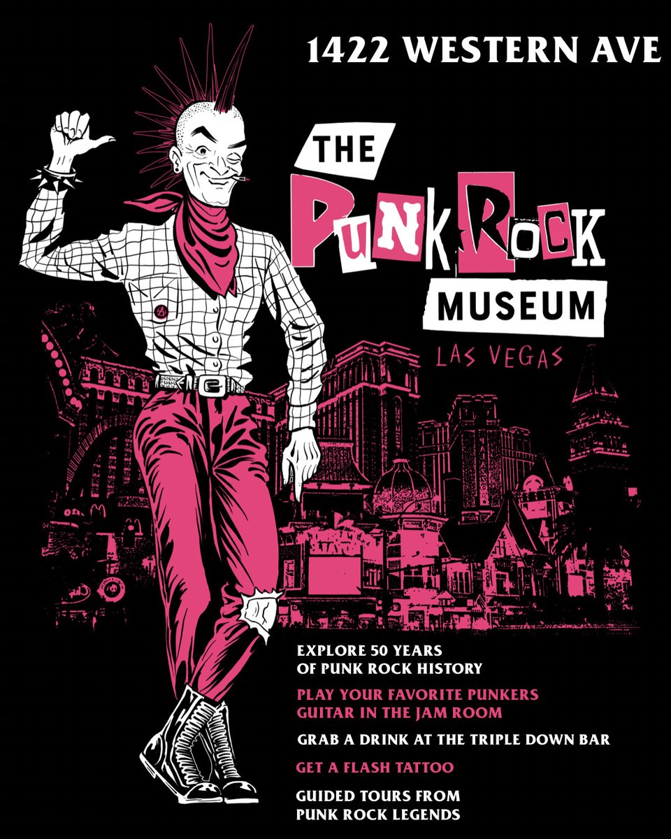 steveigs's tweet image. I'm looking forward to finally visit The Punk Rock Museum in Las Vegas.
I'll be doing some Guided Tours on May 10th - May 12th
Tickets available at:
thepunkrockmuseum.com/guided-tour-ti…

#Thepunkrockmuseum #steveignorant #crass